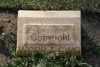 Ismailia War Memorial Cemetery - Brown, Henry Walter Hoel